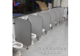 Hoàn Thiện Vách Ngăn Vệ Sinh Compact Màu Ghi Tại Trường Mẫu Giáo