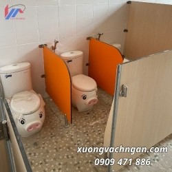 Thi Công Vách Ngăn Nhà Vệ Sinh Tại Trường Mầm Non Quận 6